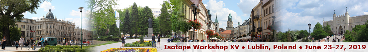 Isotope Workshop XV banner